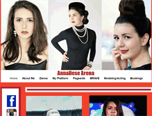 Tablet Screenshot of annaliesearena.com